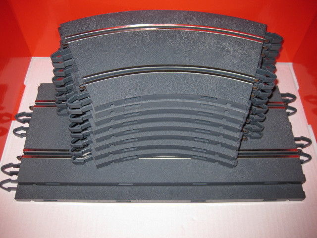 scalextric advance & analogico lote 8 curvas + 2 rectas standar